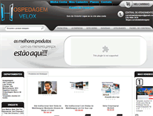 Tablet Screenshot of hospedagemvelox.com.br